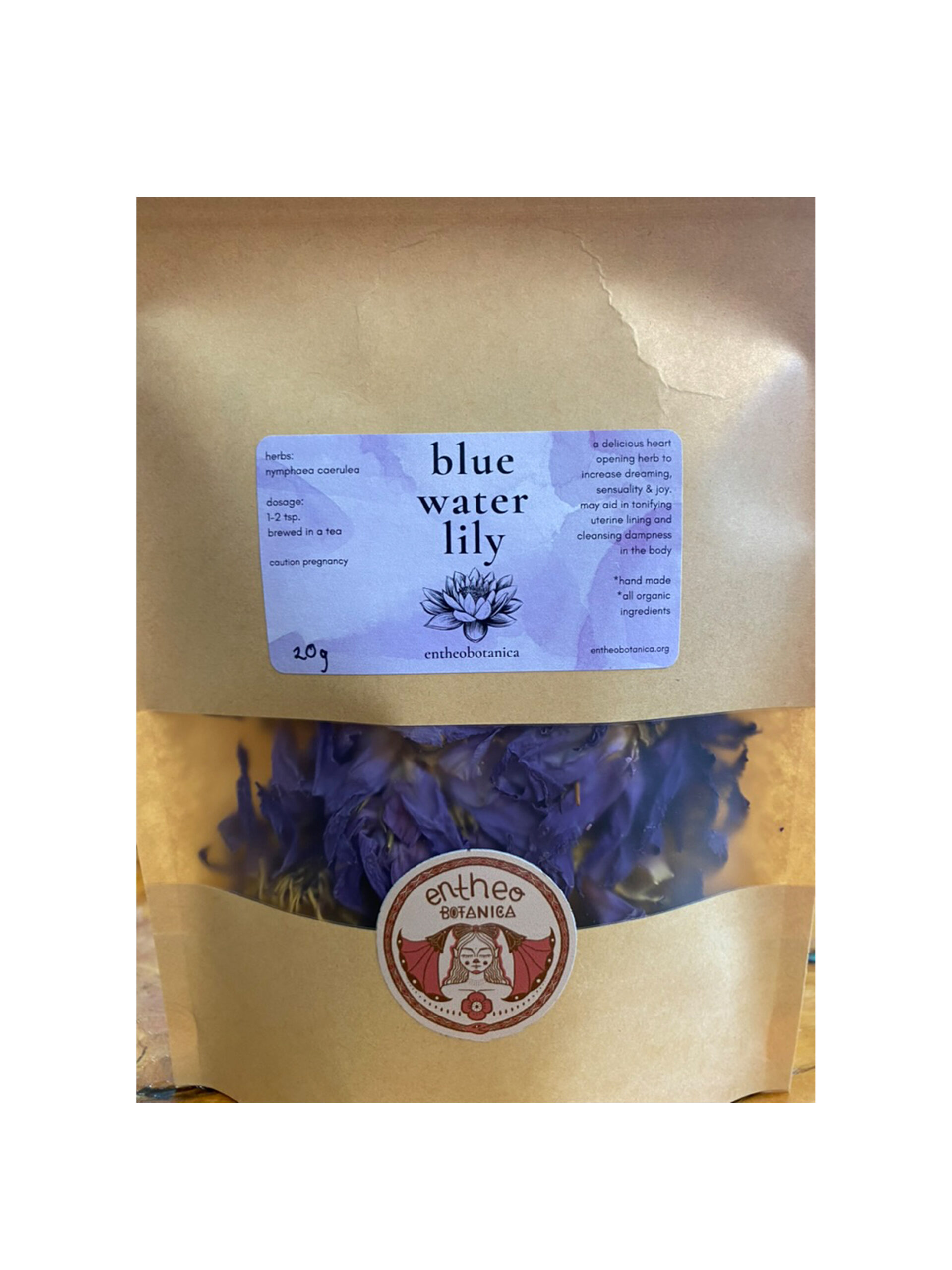 Blue Water Lily Dry Herb